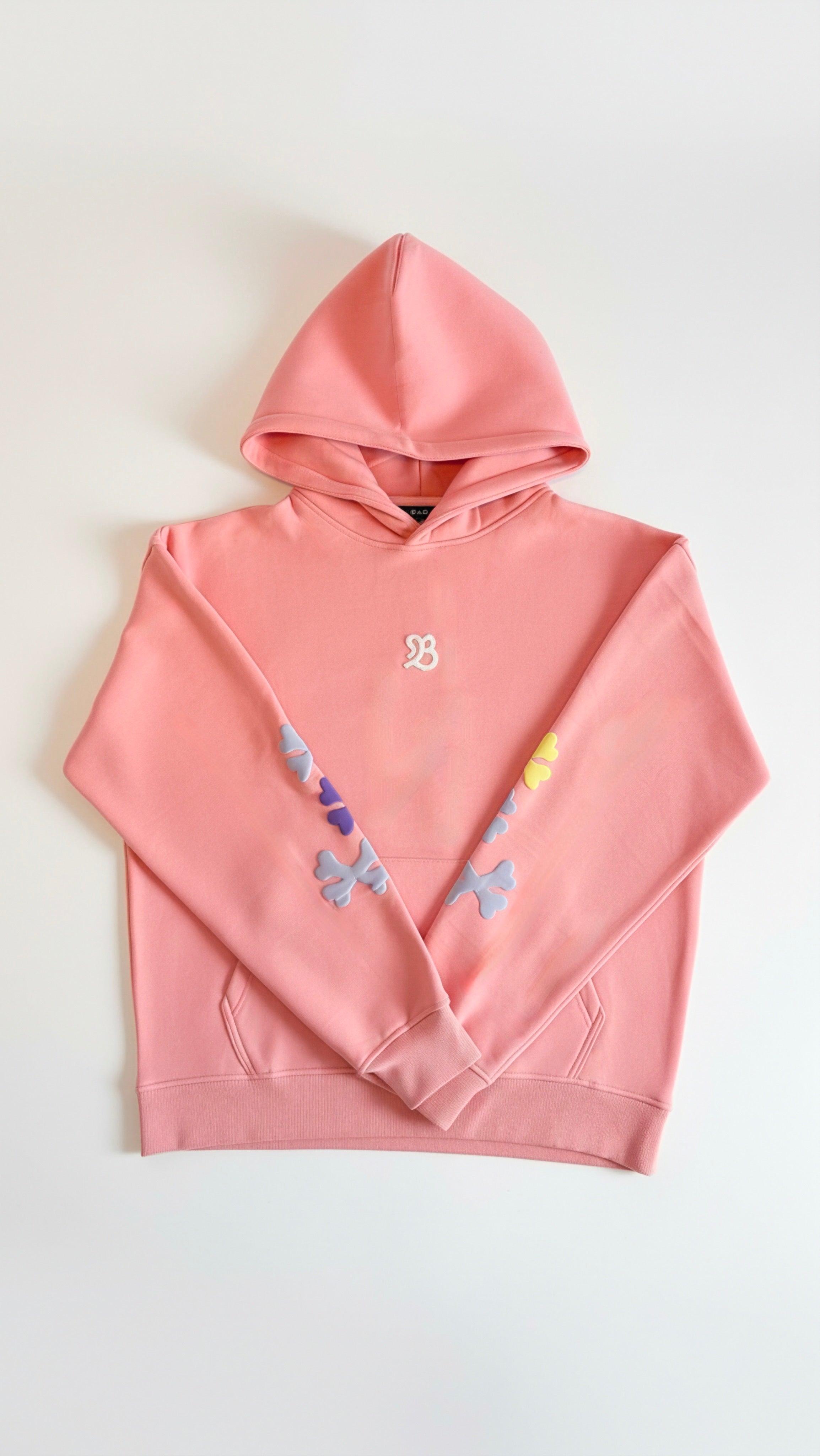 Hoodie Skeleton Pink