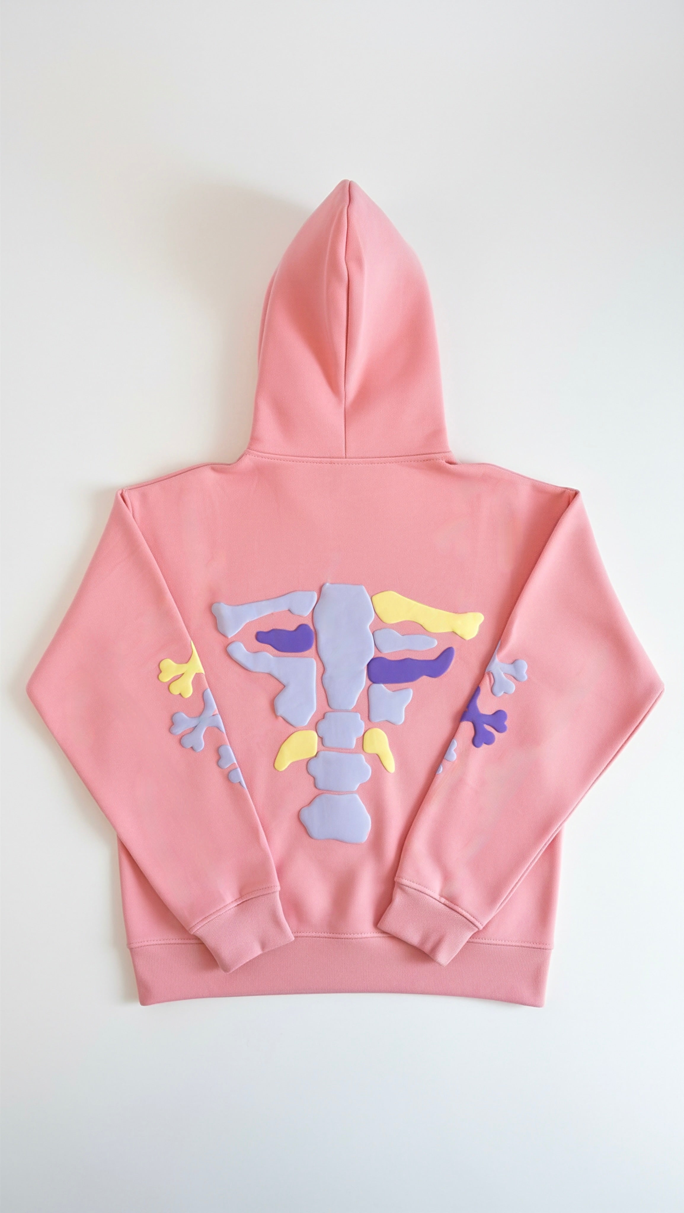 Hoodie Skeleton Pink